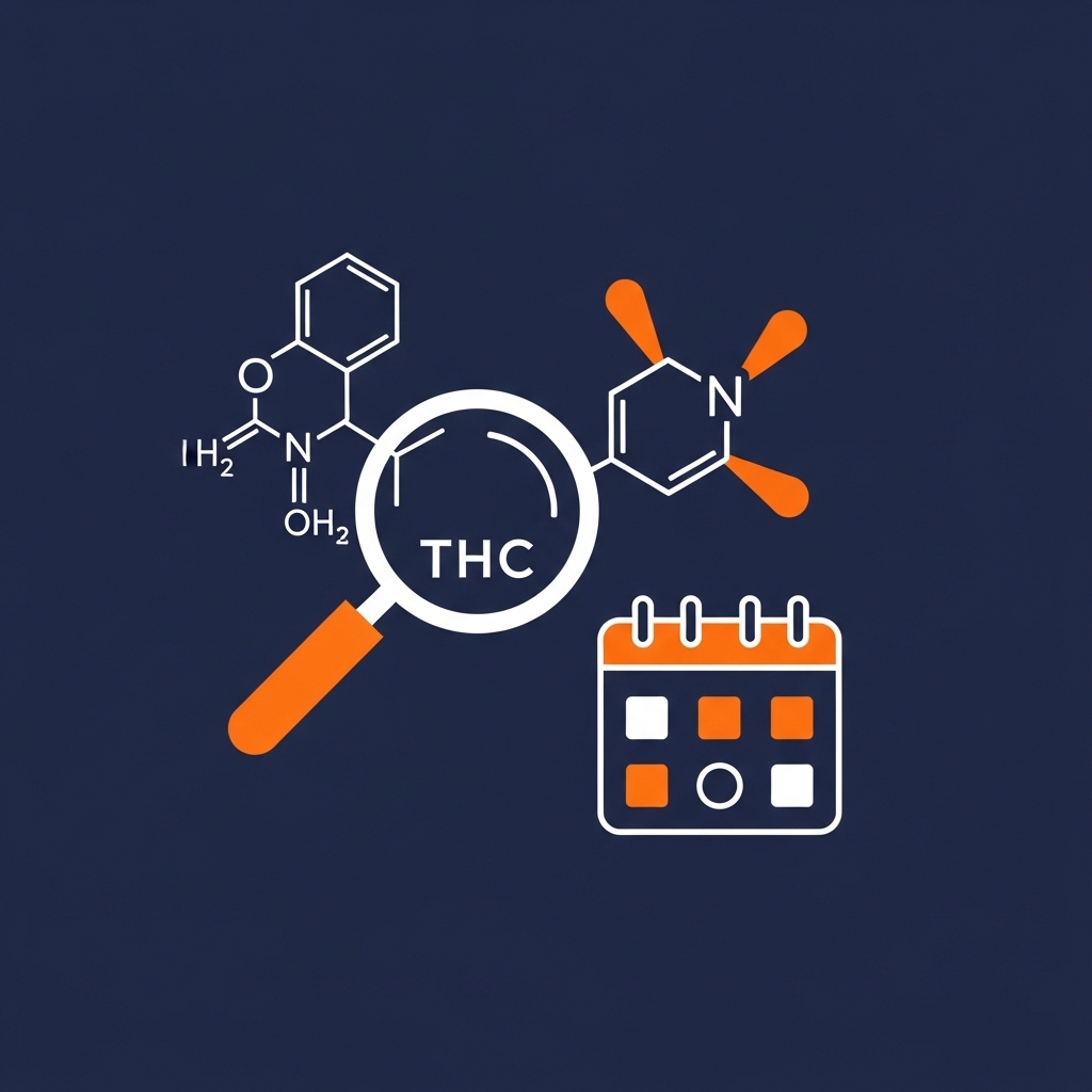 Illustration zum Thema MPU wegen Drogen: Was bei Cannabis, Kokain & Co. auf dich zukommt