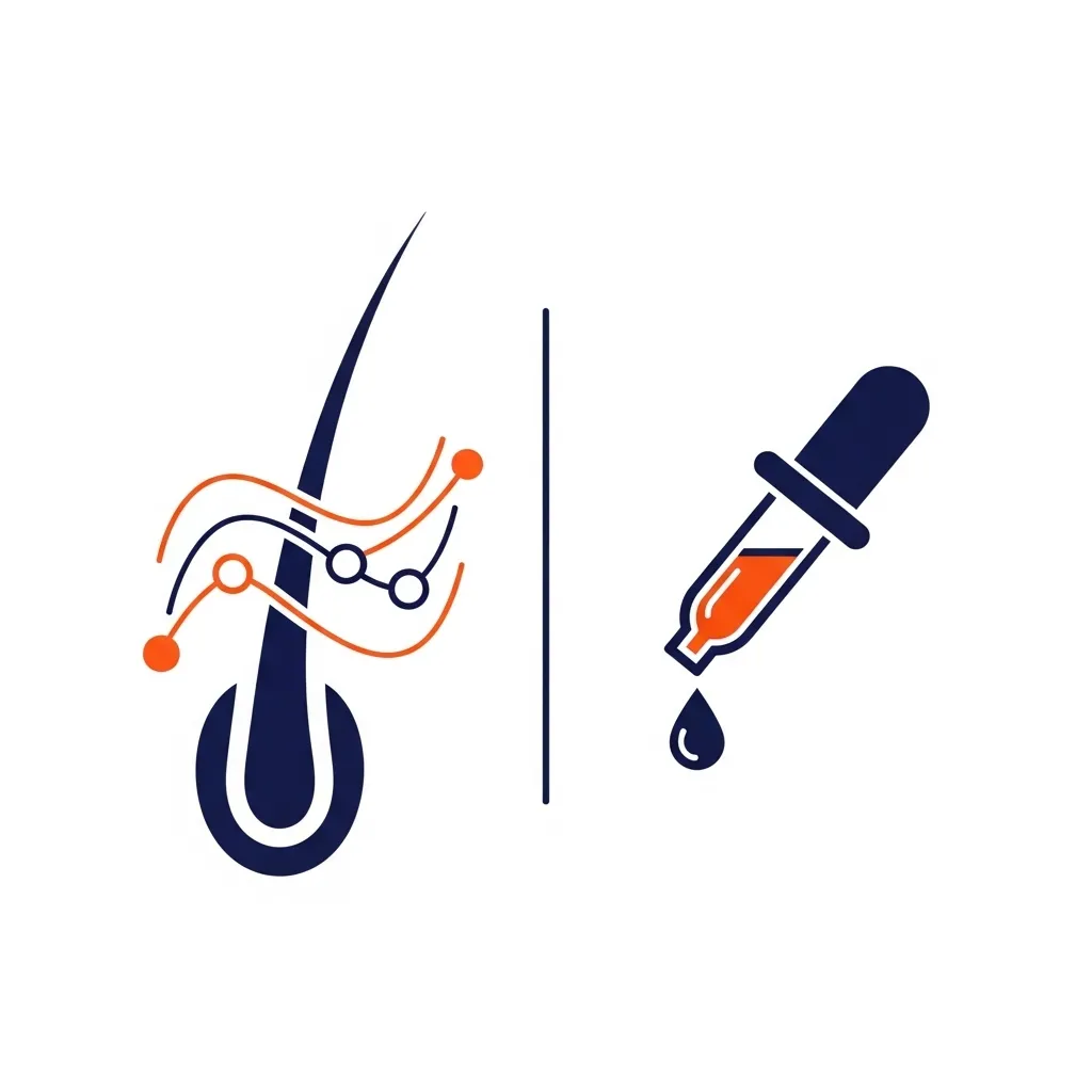 Illustration zum Thema Haaranalyse vs. Urinscreening: Welcher Abstinenznachweis ist der richtige für dich?