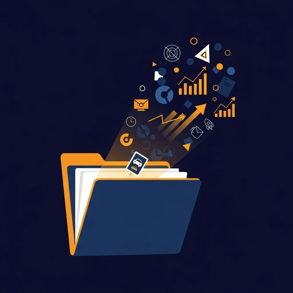 Illustration zum Thema Akteneinsicht vor der MPU: Dein geheimer Vorteil – So kommst du an deine Führerscheinakte