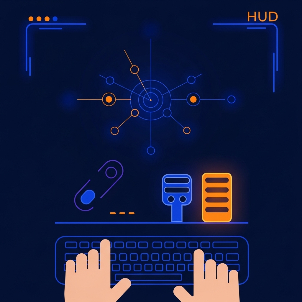 Illustration zum Thema Der MPU-Reaktionstest: So meisterst du den Leistungstest am Computer – Tipps & Tricks